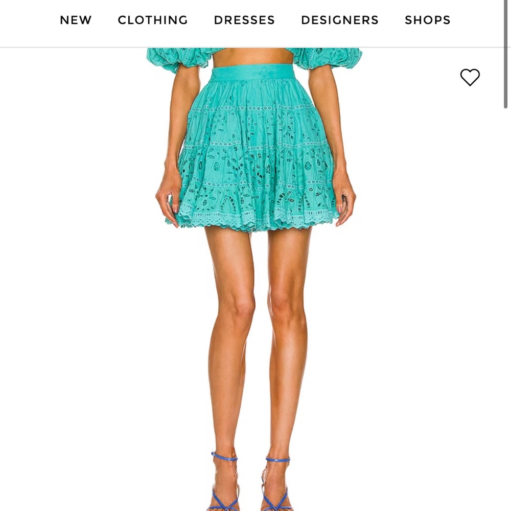 Rococo Sand Moss Mini Skirt